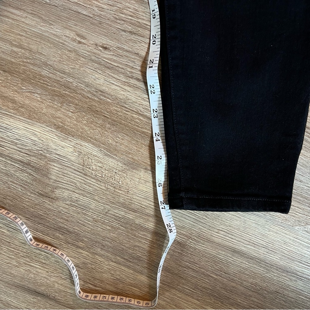 SPANX Black Skinny Jeans Tummy Control Size large NWT - Picture 10 of 15